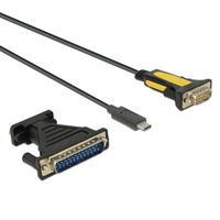 Delock USB C naar Serieel en Parallel kabel - 