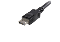 StarTech.com 50cm DisplayPort 1.2 Kabel mit Verriegelung (Stecker/Stecker) - DP 4k Kabel - Schwarz