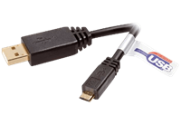 Vivanco Hochwertiges USB 2.0 zertifiziertes Verbindungskabel, 1,8m