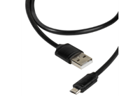 vivanco USB 2.0 Anschlusskabel [1x USB 2.0 Stecker A - 1x USB 2.0 Stecker Micro-B] 1.20m Schwarz