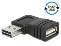Delock DeLock EASY USB 2.0 Stecker A >Buchse A gewinkelt links/rechts