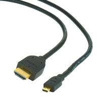 Noname HDMI male naar Micro D-male zwarte kabel, 3 meter