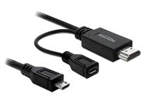 delock MHL via HDMI - 1 meter - 