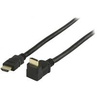 Valueline HDMI 1.4 Kabel 10m Verguld Haaks omlaag