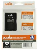 jupio Kit: 2x Battery NP-BX1 + Comp.USB Double-Sided Charger