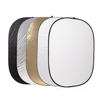 Caruba Reflector 5 in 1 Gold, Silver, Black, White, Translucent 102 x 153cm