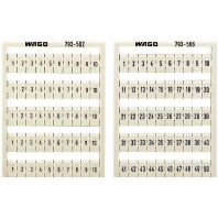 Wago 209-569 (5 Stück) - Label for terminal block 5mm white 209-569