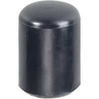 pbfastener Schutzkappe Klemm-Ø (max.) 13mm Polyethylen Schwarz