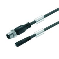 Weidmüller Sensor-/Aktor-Steckverbinder, konfektioniert M12 Stecker, gerade, Buchse, ger