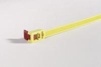 hellermanntyton HELLERMANN TYTON Speedy Tie Kabelbinder L750mm, gelb13x1,9mm Kunststoff -40-85°C Kunststoffzunge/-nase Lösbarer Verschluss ohne Befestigung