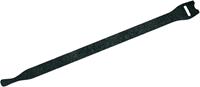 Fastech Klittenband kabelbinders om te bundelen Haak- en lusdeel (l x b) 200 mm x 13 mm Zwart 10 stuks