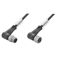 Weidmüller Sensor-/Aktor-Steckverbinder, konfektioniert M12 Stecker, gewinkelt, Buchse,