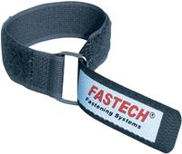 Fastech Klittenband met riem Haak- en lusdeel (l x b) 220 mm x 20 mm Grijs 1 stuks