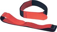 Fastech Klittenband met riem Haak- en lusdeel (l x b) 400 mm x 20 mm Rood/zwart 2 stuks