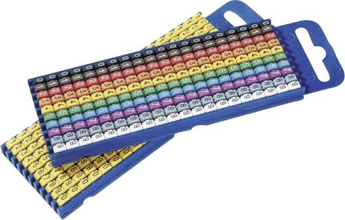 HellermannTyton WIC1-0-9-PA-CC-T1 Markeerclip Opdruk 0 - 9 Buitendiameter 2 tot 2.80 mm 561-01100