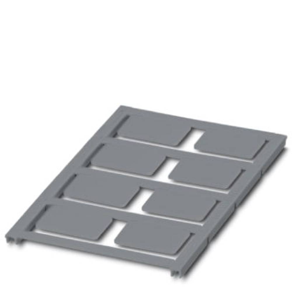 phoenixcontact Phoenix Contact 0825447 UC-EMP (27X18) SR Apparaatmarkering Montagemethode: Vastklemmen Markeringsvlak: 27 x 18 mm Zilver Aantal markeringen: 80 10 katernen