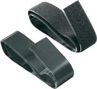 Fastech Klittenband om vast te plakken Haak- en lusdeel, Extra sterk (l x b) 1000 mm x 50 mm Zwart 1 paar