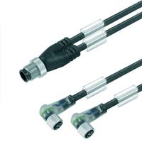 Weidmüller Sensor-/Aktor-Steckverbinder, konfektioniert M12 Stecker, gerade, Buchse, gew