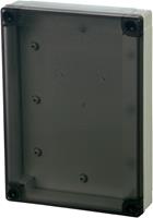 Fibox PCM 150/75 T Wandbehuizing, Installatiebehuizing 180 x 130 x 75 Polycarbonaat Lichtgrijs (RAL 7035) 1 stuks