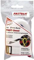FASTECH 671-330-Bag Klettband zum Aufnähen Haft- und Flauschteil (L x B) 1000mm x 25mm Schwarz 1m S27677