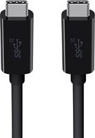 Belkin USB 3.1 C-/USB-C-Kabel 5A 100W 1m schwarz F2CU052bt1M-BLK