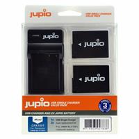 Jupio Kit met 2x Battery DMW-BLC12E + USB Single Charger
