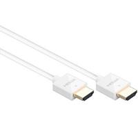 Goobay HDMI kabel slimline - 1 meter - Wit - 