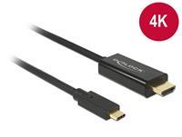 Delock USB Type-C male > HDMI male (DP Alt Mode) 4K 30 Hz