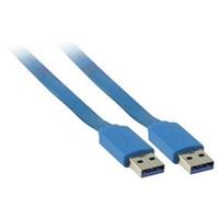 Valueline USB naar USB platte kabel - USB3.0 - 2 meter