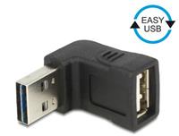 DeLOCK Adapter EASY-USB 2,0-A Stecker > USB 2,0-A Buchse gewinkelt obe