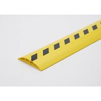 EHA Kabelbrug type 2, signaal geel/zwart, L 1,5 m x B 75 mm x H 12 mm