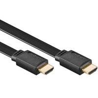 Goobay HDMI kabel plat - 2 meter - Zwart - 
