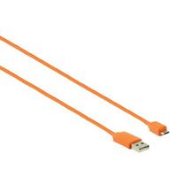 Valueline USB 2.0 adapterkabel A Male - Micro B Male 1,00 m oranje