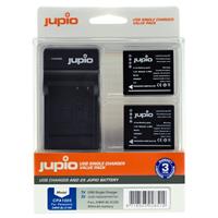 Jupio Kit met 2x Battery DMW-BLG10 + USB Single Charger