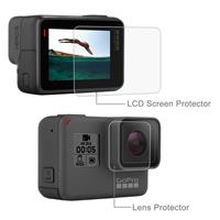 PULUZ voor GoPro HERO5 Lens HD Screen beschermings + LCD Dispaly Tempered Glass Film