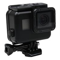 2 in 1 GoPro HERO5 Touch Screen Back Cover + 45 meter Waterdichte beschermende Behuizing met gesp basisbevestiging & schroeven (zwart)