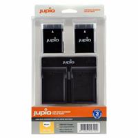 Jupio Kit: 2x Battery EN-EL14/EN-EL14A 1100mAh + USB Dual Charger CNI1003V4