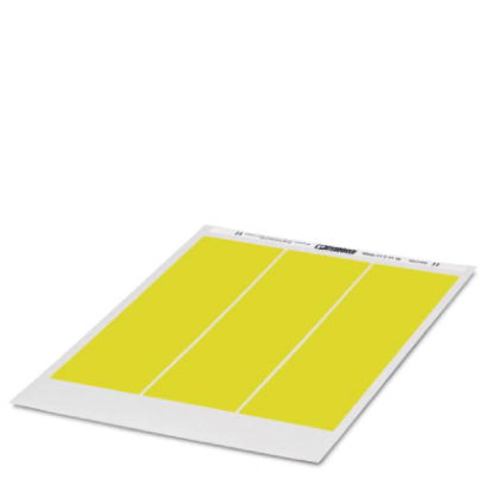 phoenixcontact Phoenix Contact 0800705 BMKL 19X11 YE Apparaatmarkering Montagemethode: Plakken Markeringsvlak: 11 x 19 mm Geel Aantal markeringen: 1680 10 stuk(s)