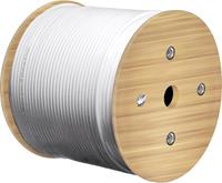 Goobay Coaxial cable (CU) 110dB 3x shielded Class A 500m 500m on a wooden d -
