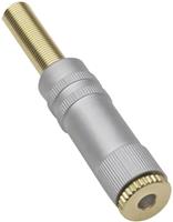 Jackplug 2.5 mm Koppeling, recht TRU Components Stereo Aantal polen: 3
