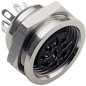 trucomponents TRU COMPONENTS TC-2504030 DIN-connector Bus, inbouw Aantal polen: 8 Zilver 1 stuk(s)