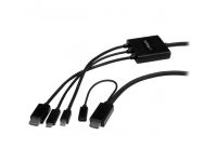 StarTech.com USB-C, HDMI oder Mini DisplayPort auf HDMI Konverterkabel - 2m - USB Typ-C HDMI oder Mini DP zu HDMI Adapter - Adapterkabel - Mini DisplayPort / HDMI / USB - 2 m