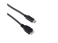 Targus USB-Kabel USB-C Stecker, USB-Micro-B 3.0 Stecker 1.00m Schwarz ACC925EUX