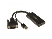 StarTech.com DVI to HDMI Video Adapter with USB Power and Audio - 1080p - video / audio adaptor