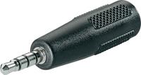 bklelectronic BKL Electronic 1102058 Jackplug-adapter Jackplug male 3,5 mm - Jackplug female 2,5 mm Stereo Aantal polen: 4 Inhoud: 1 stuk(s)