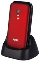 Fysic FM-9710 senioren klaptelefoon - Rood