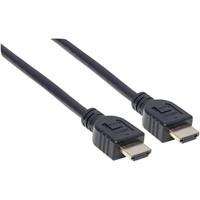 Manhattan 353953 HDMI-kabel HDMI Aansluitkabel HDMI-A stekker, HDMI-A stekker 5.00 m Zwart UL gecertificeerd, Ultra HD-HDMI