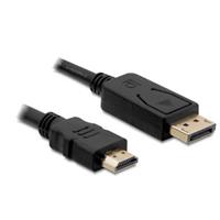 Goobay DisplayPort v1.2 naar HDMI kabel zwart 2 meter