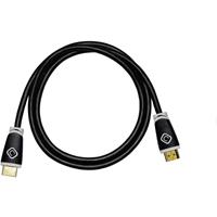 Oehlbach HDMI Anschlusskabel [1x HDMI-Stecker - 1x HDMI-Stecker] 1.50m Schwarz