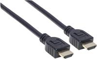 manhattan HDMI Anschlusskabel [1x HDMI-Stecker - 1x HDMI-Stecker] 10.00m Schwarz